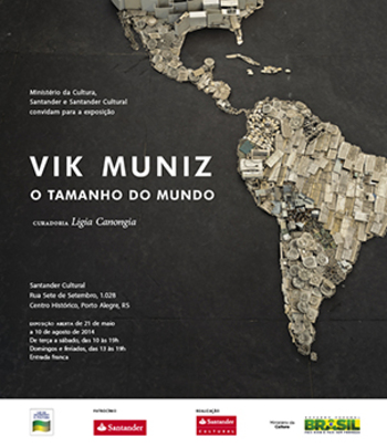 ヴィック・ムニーズ個展（Santander Cultural、ブラジル）