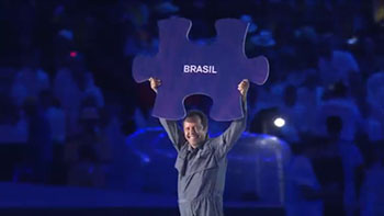 Vik Muniz: Opening ceremony Rio Paralympics 2016