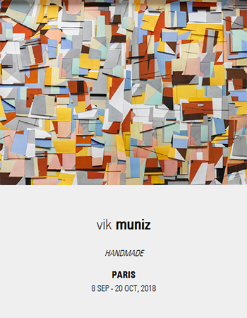 ヴィック・ムニ：パリのXippasギャラリーにて「Handmade」個展